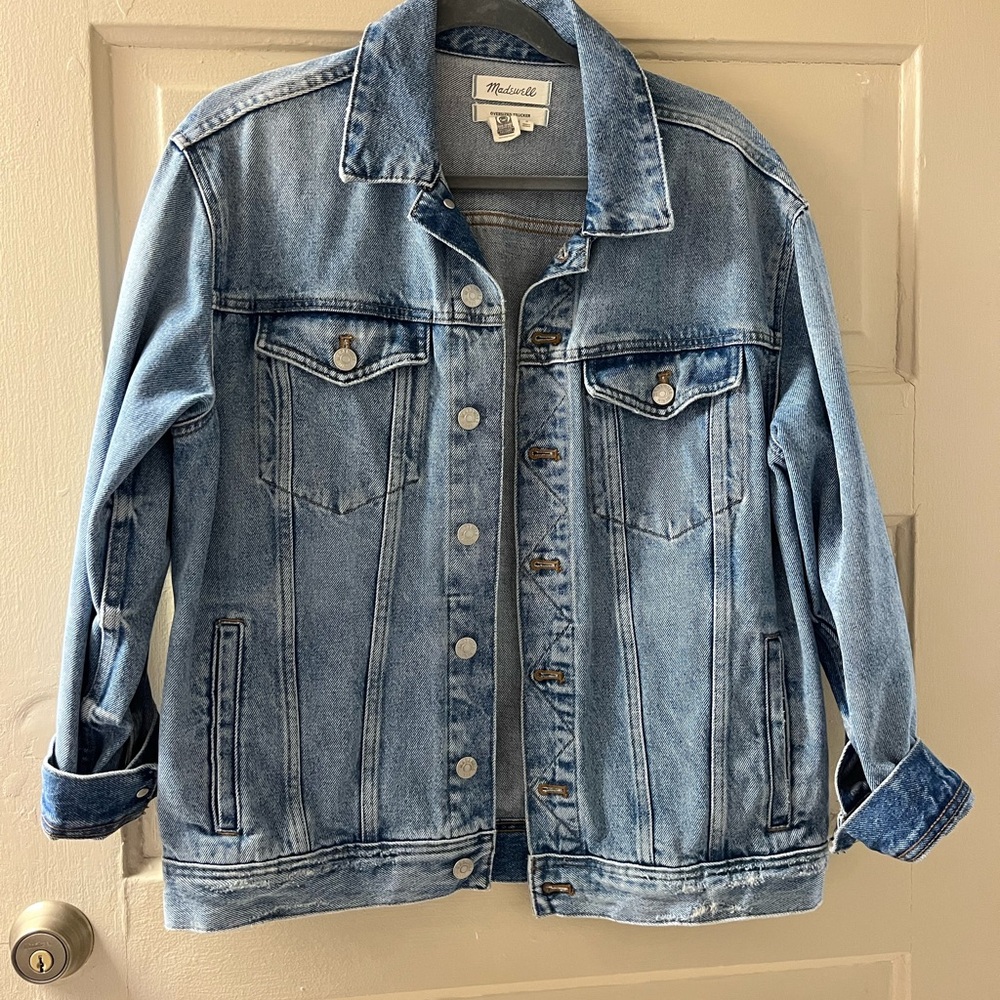 Madewell Light Wash Blue Denim Jacket